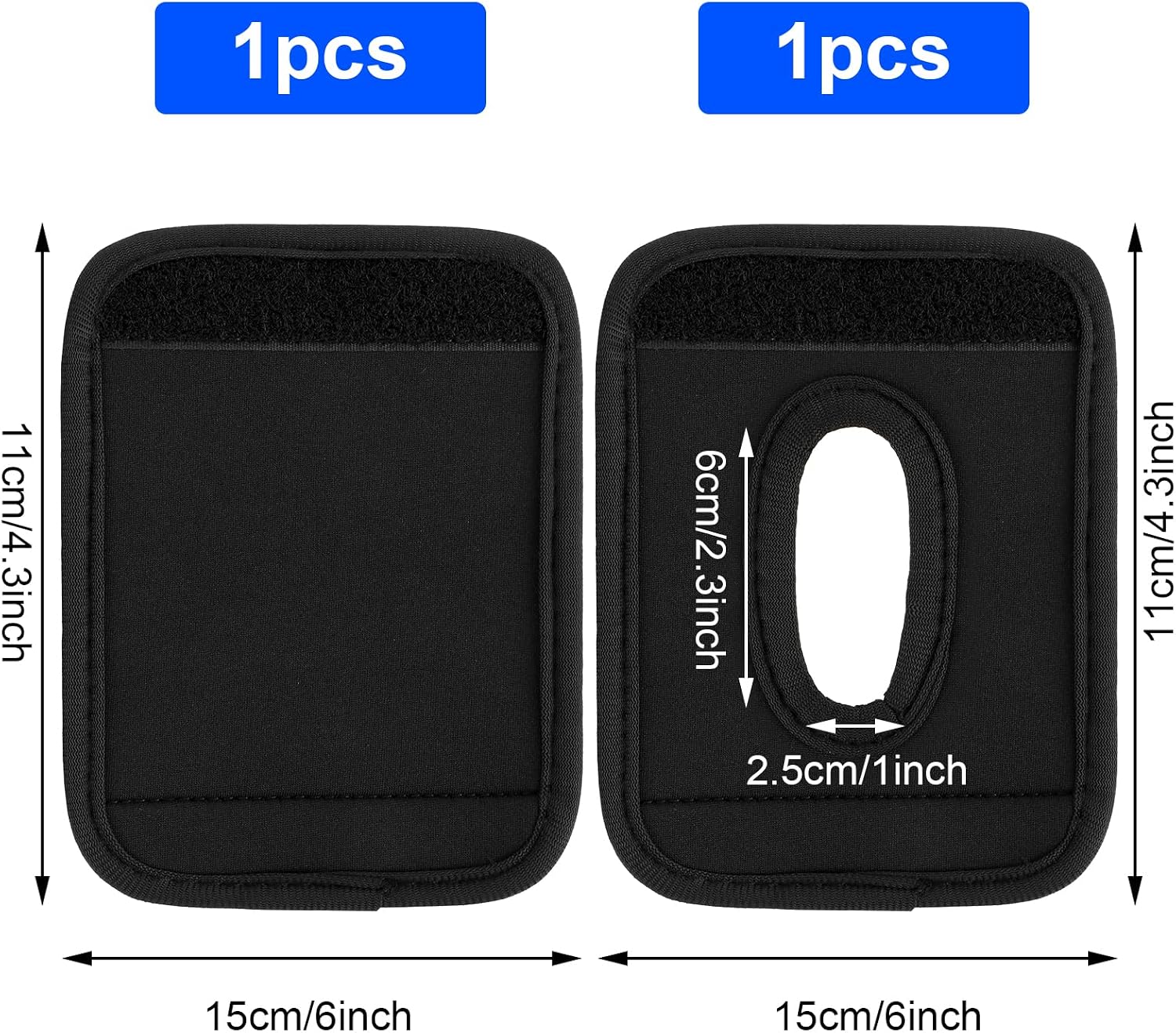 Prasacco 2 Pcs Luggage Handle Wraps Soft Suitcase Handle Wraps Luggage Identifiers Luggage Handle Covers Luggage Markers Luggage Handle Grips Wraps for Travel Suitcase Trolley Case
