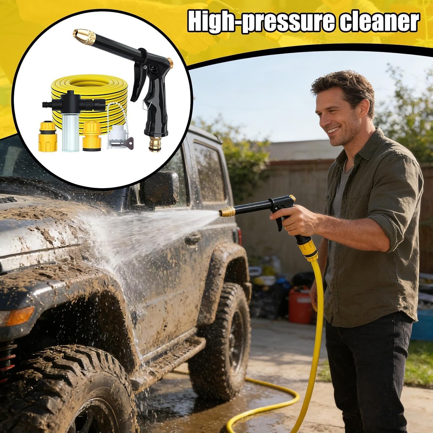 Pressure Washer Cleaner Portable Powerful Handheld Cleaning Tool image 3