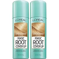 Vista 26 de L'Oreal Paris Magic Root Cover Up Corrector de Canas en Aerosol Marrón Dorado Claro 2 oz. (El Empaque Puede Variar)