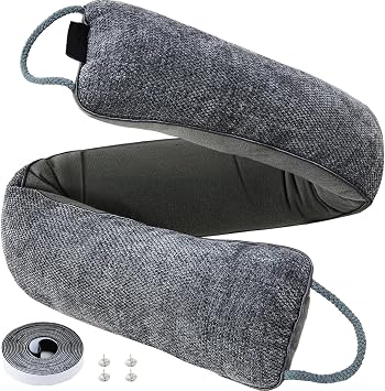 Weighted Door Draft Stopper Under Door Noise Blocker Front Door Insulation Door Draft Guard Weatherproof Strip Energy Efficient Door Accessory Grey, 36inch