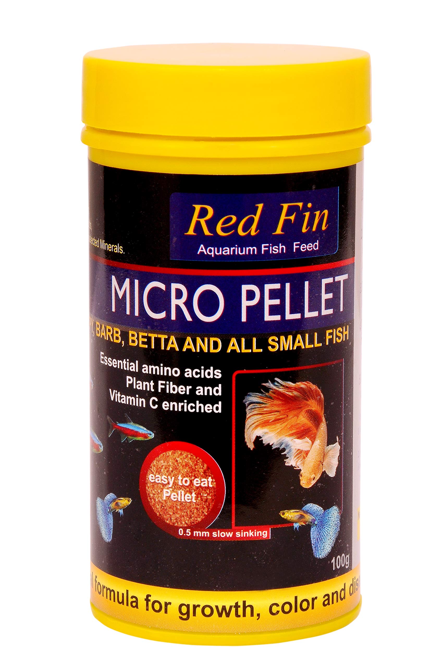 Star Farms Red Fin Micro Pellet 100g for Tetra, Guppy, Barb,Beta and All Small Fish by Jhenver (B0BSB1KQ6T) Amazon Price History, Amazon Price Tracker