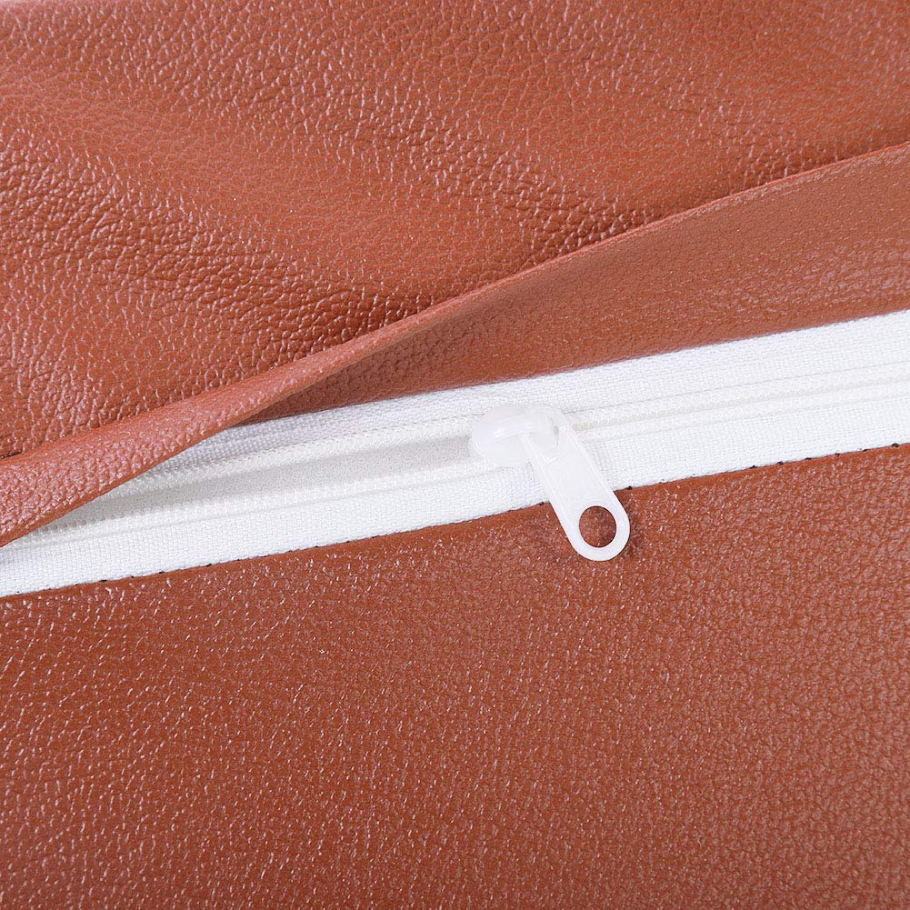 Cojín de Cuña de Espuma con Cuero PU de Primera Calidad para Elevación de Piernas y Soporte para Pacientes 19,7" X 9,8" X 5,9"