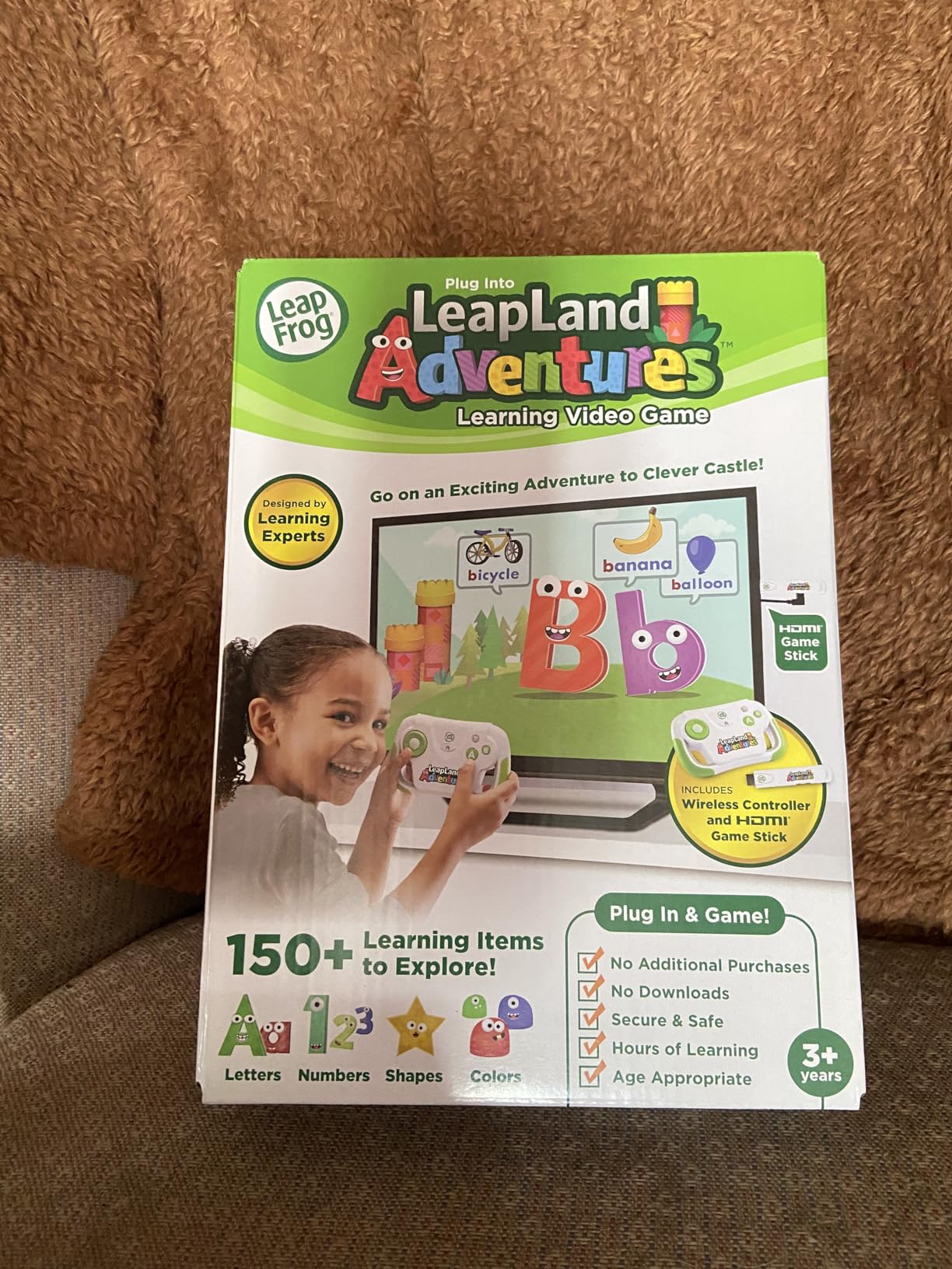 LeapFrog LeapLand Adventures Learning TV Video Game English Edition