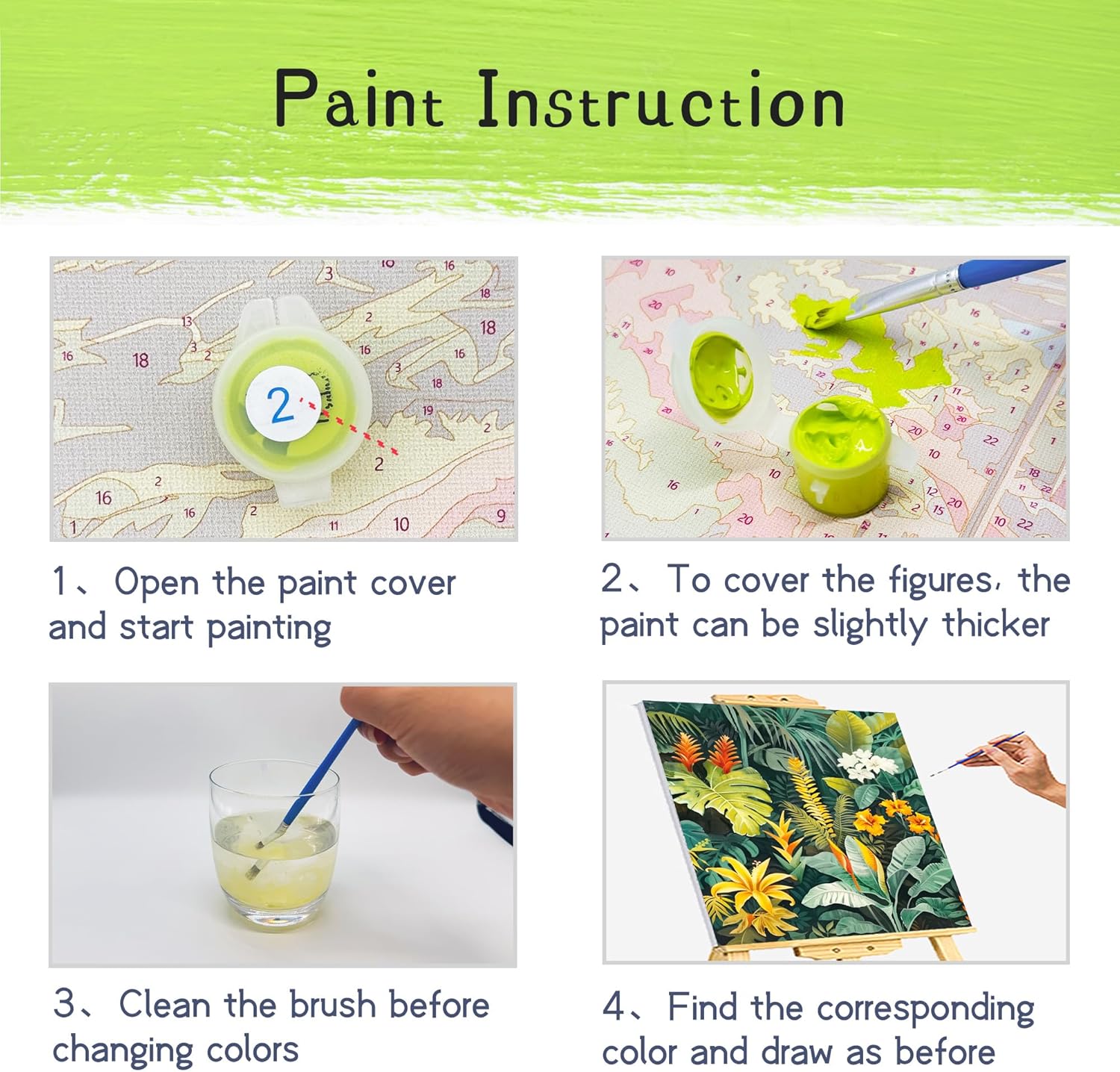 Alaska Landscape Paint by Numbers Kit for Adults, Snow Mountains Paint by Number, Lake Number by Paint, Stars DIY Oil Painting, Northern Lights Canvas Home Decor(12x16 Inch, 2 Pack, No Frame)