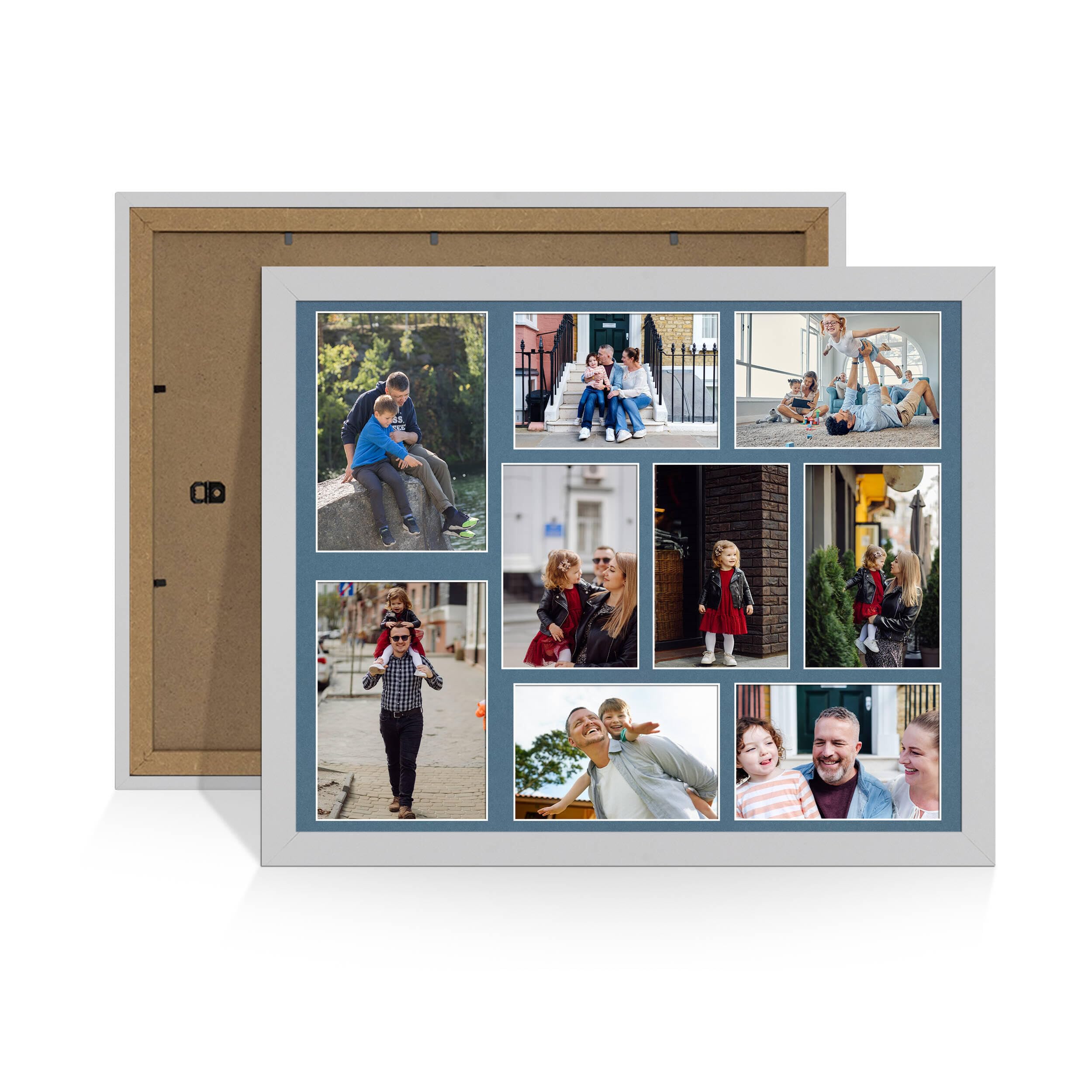 Alison Kingsgate Light Grey 20x16 Photo frame for multiple pictures