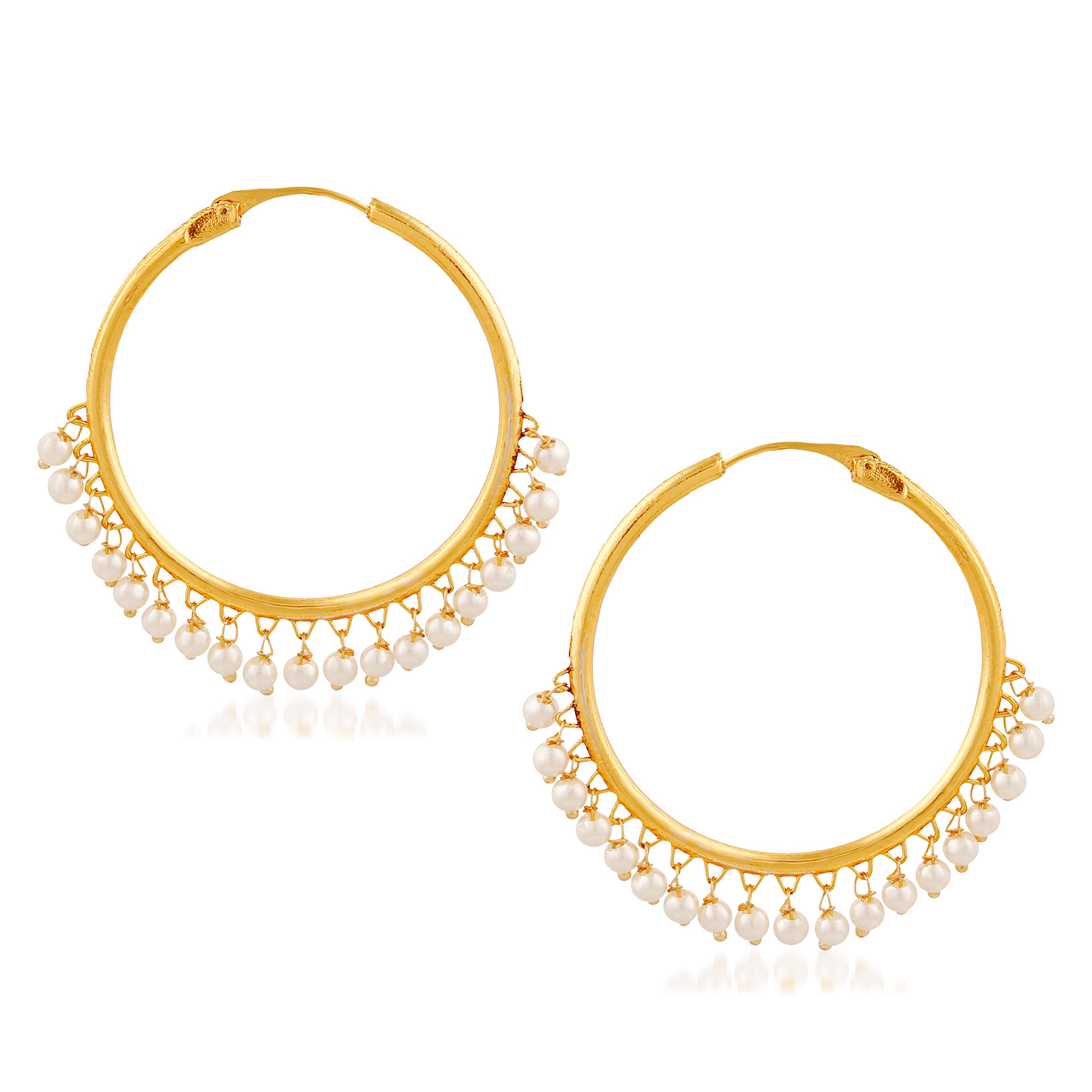 See full amazon price history chart for MEENAZ Traditional Bali Gold Plated Hoop Pearl Jhumkaas Earrings for Women girls stylish latest MEENAZ Traditional Bali Gold Plated Hoop Pearl Jhumkaas Earrings for Women girls stylish latest (B0711HD787) Amazon Price History, Amazon Price Tracker