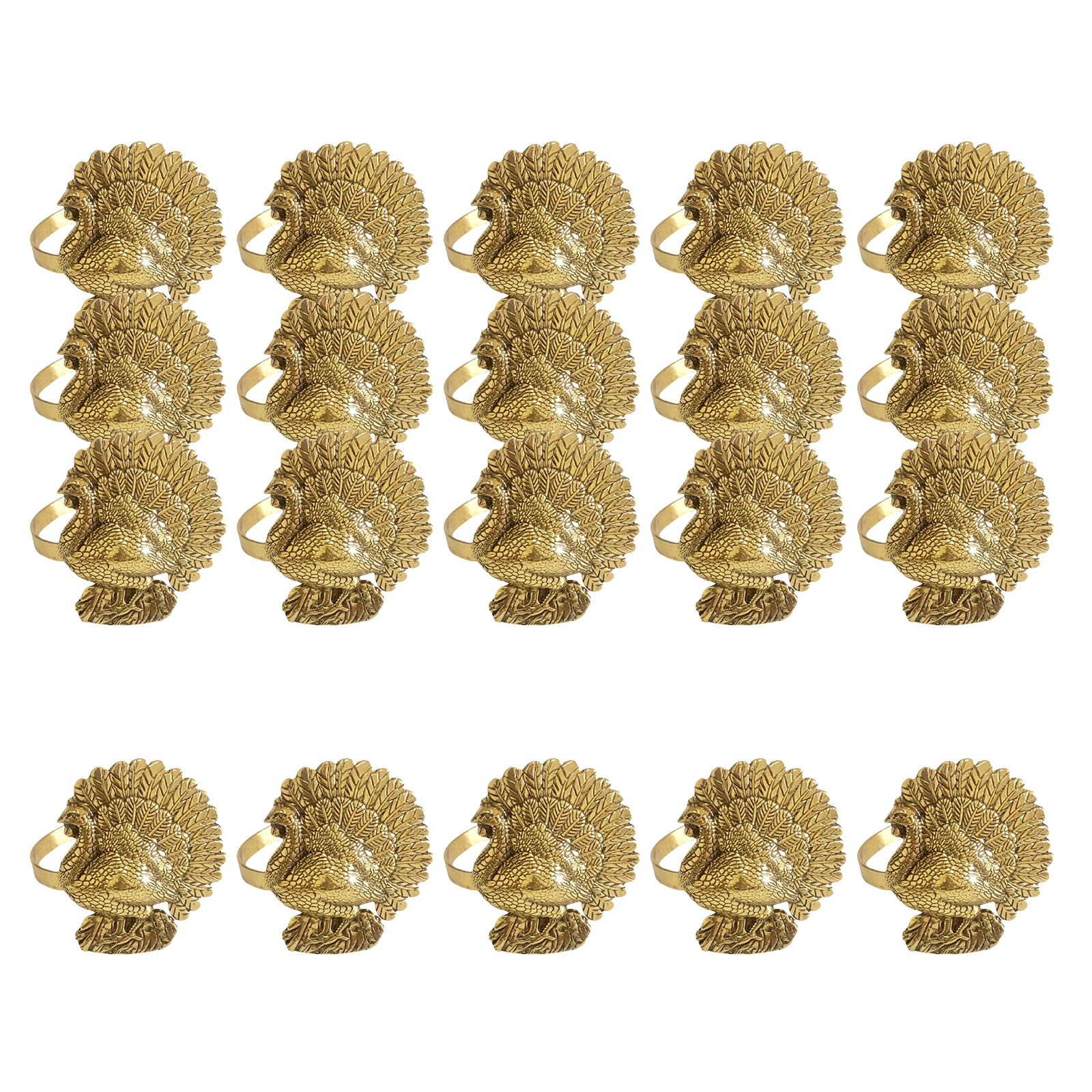 Anneaux pratiques pour serviettes lot de 20 boucles de mouchoirs quotidiens