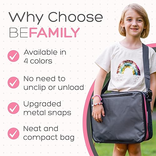 Miniatura 6 de BE Family Travel Kids - Bandeja de viaje para asiento de automóvil, accesorios de automóvil para niños, bandeja de aperitivos para asiento de