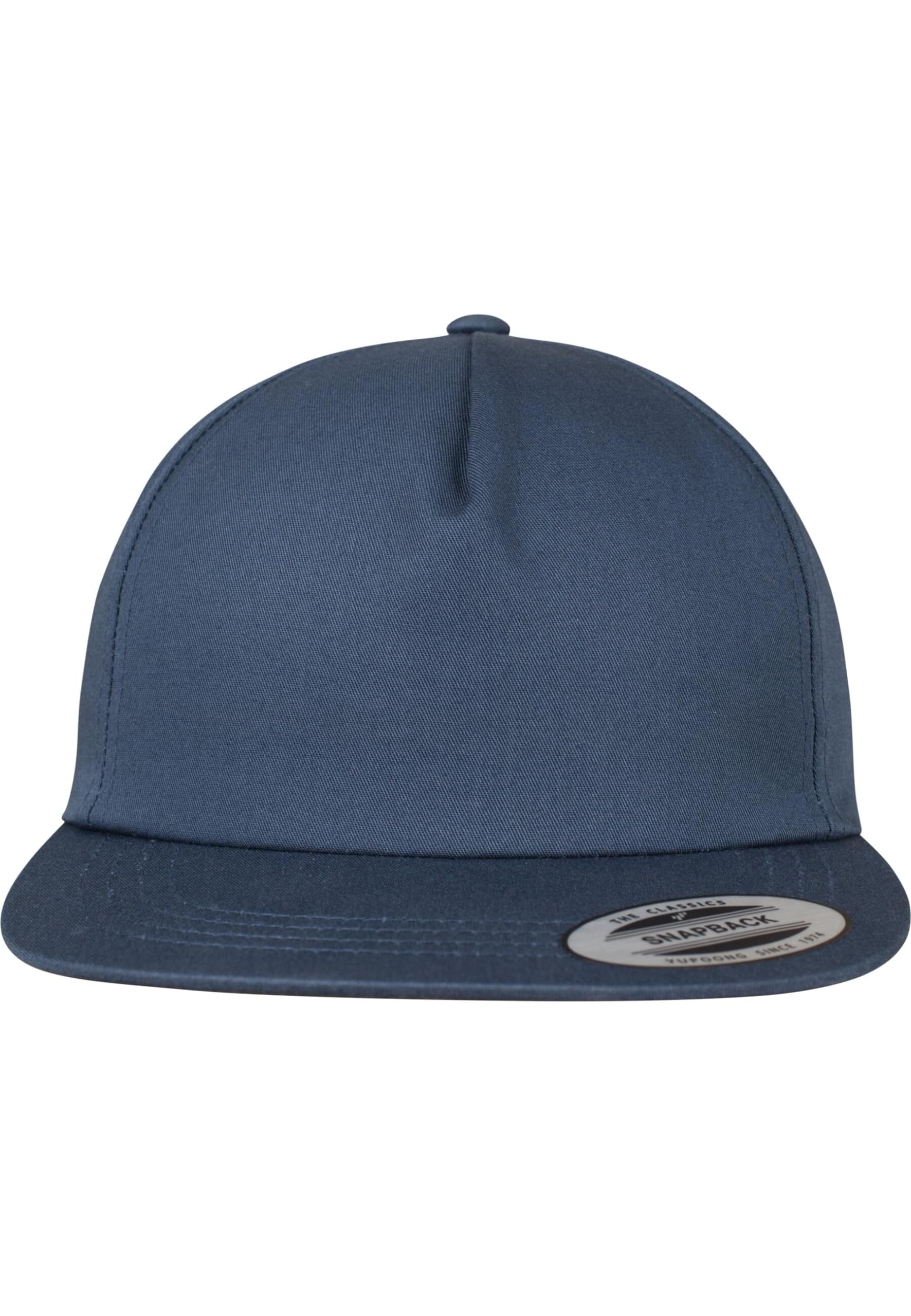 Flexfit Unstructured 5-Panel Snapback Cap, Khaki, One Size