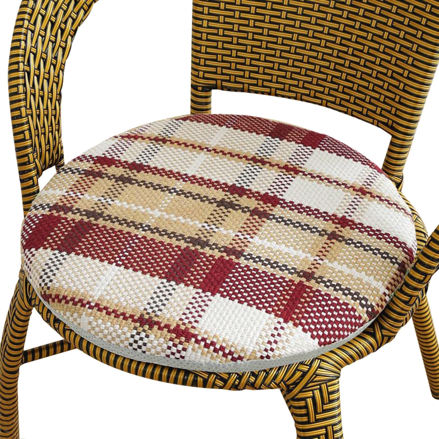 Round Chair/Seat Cushion Indoor/Outdoor Chair Pads Round Seat Cushions Garden Patio Home Cushions with Removable Covers - Diameter 12/14/16/18/20 for Yoga Living Room Balcony Office(25,40cm/16in)