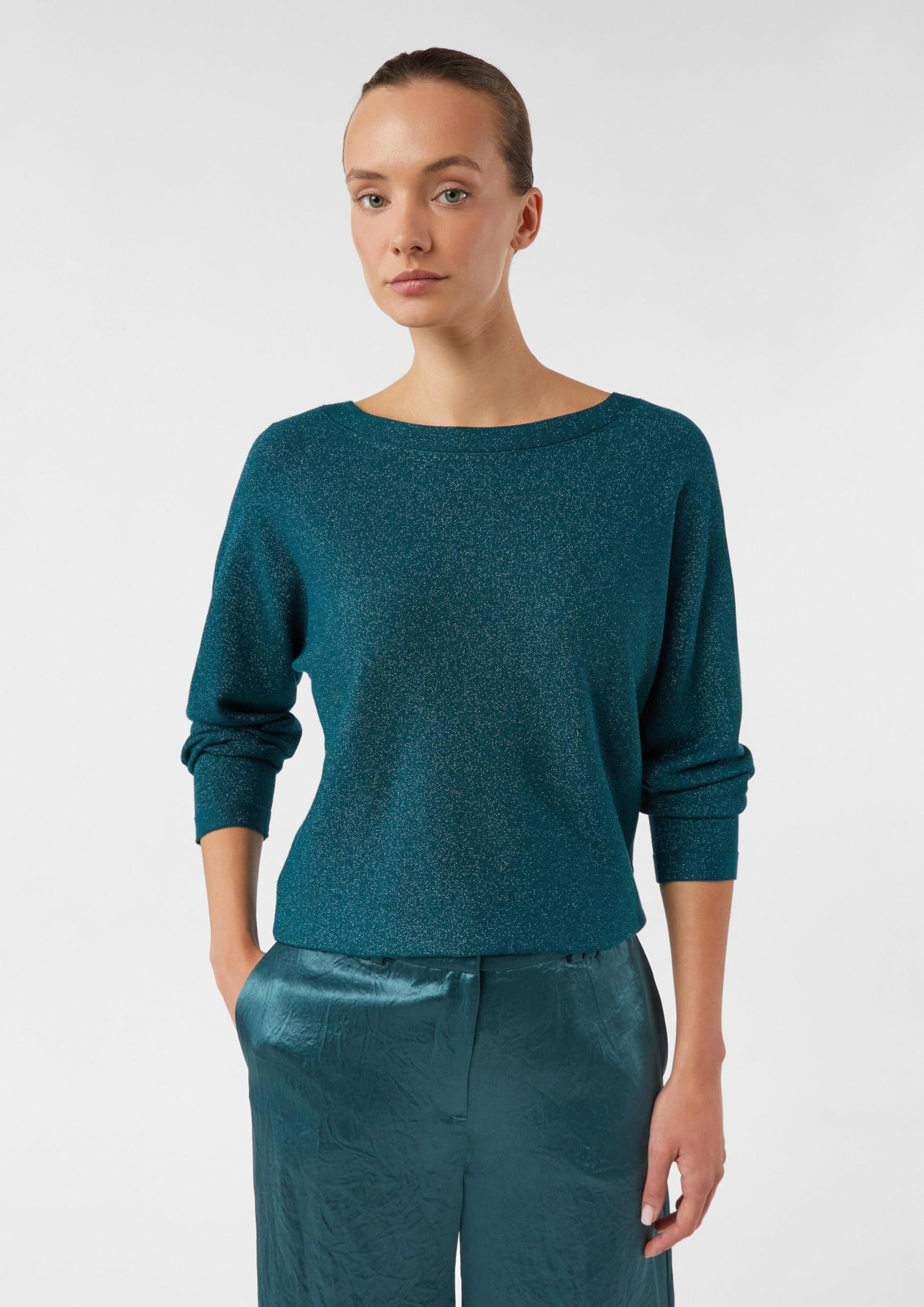 Comma Damen 2173166 Pullover (1er Pack)