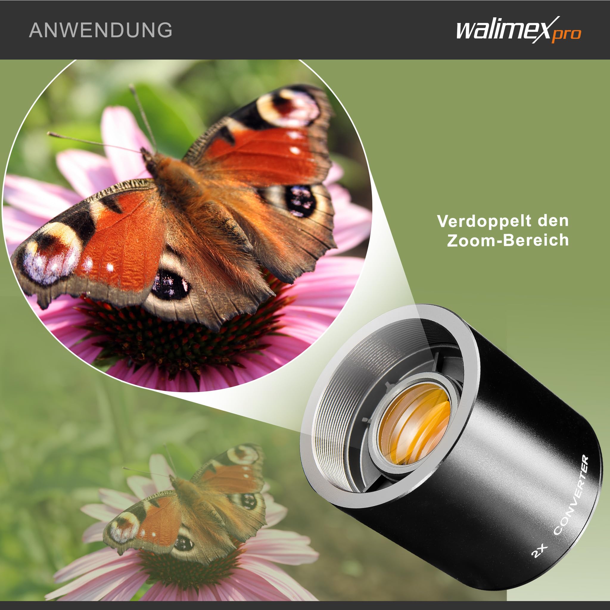 Walimex 12602, 2 convertitori T2