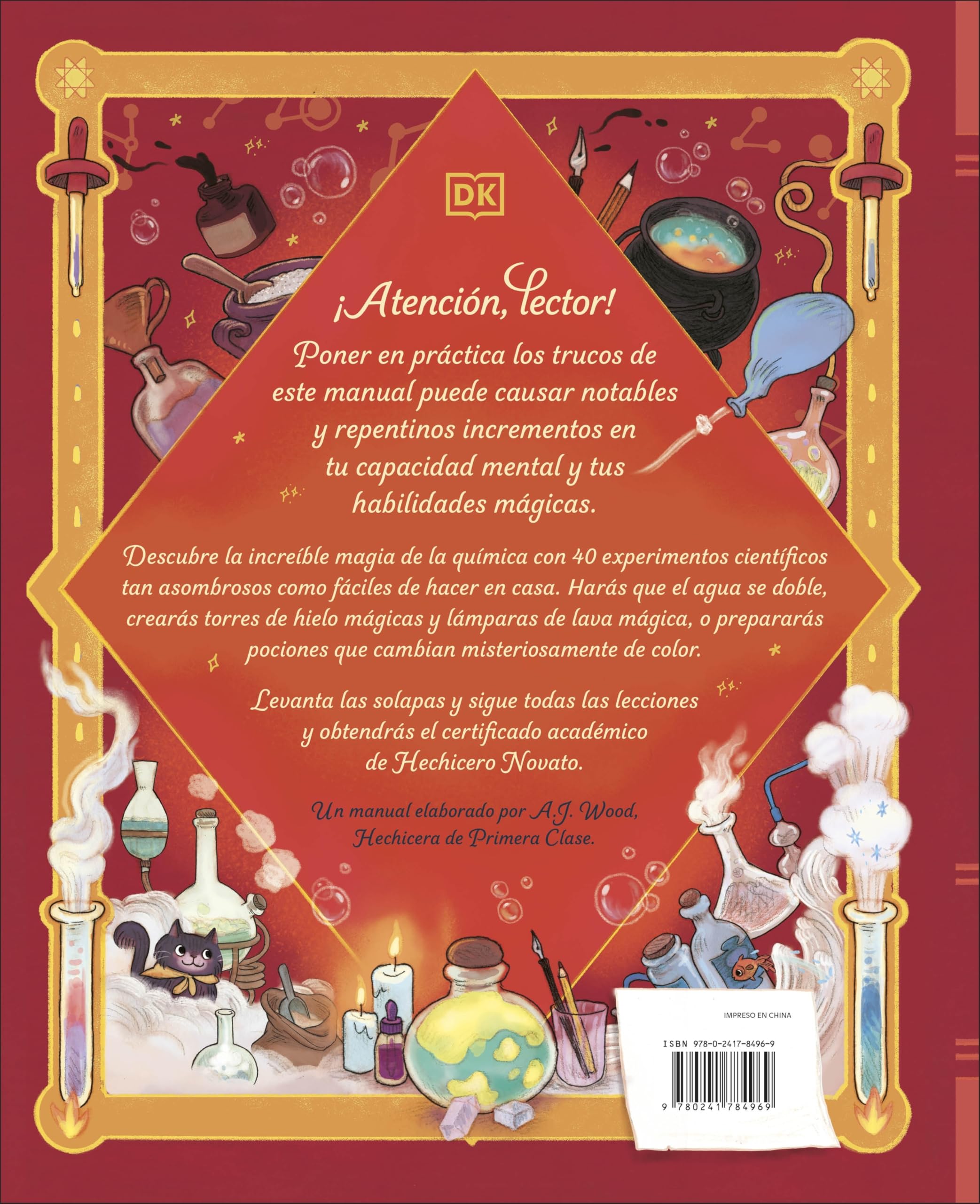 Manual de experimentos mágicos para jóvenes hechiceros: 40 trucos de ciencia para hacer en casa (DK Infantil)