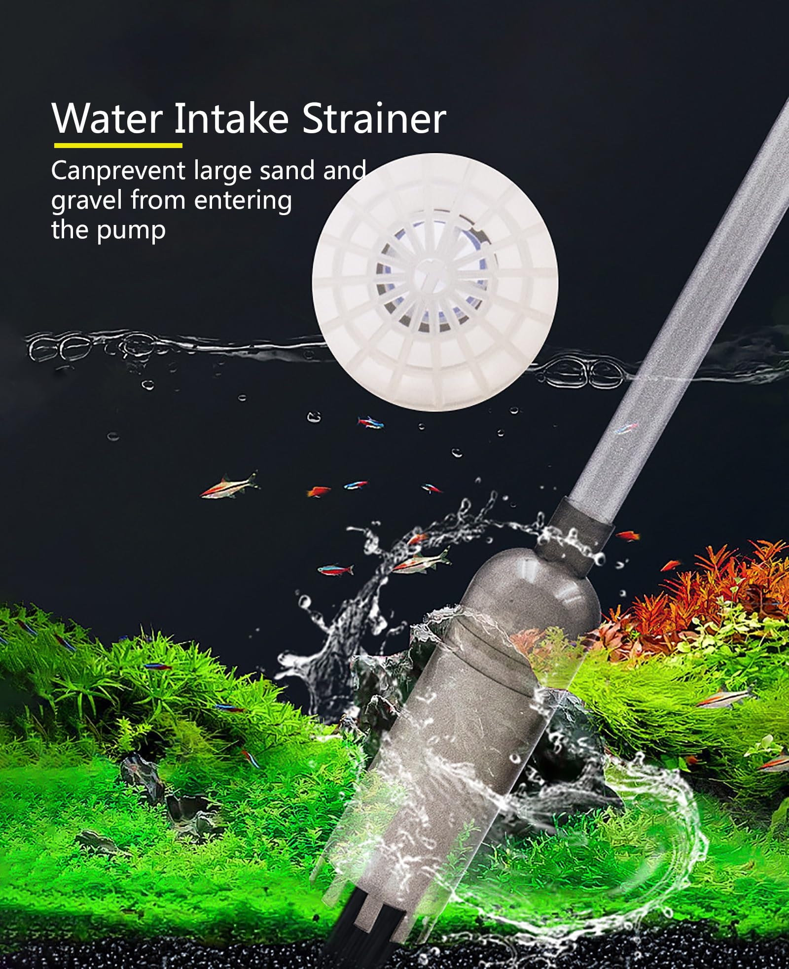 Manguera Sifón Manual, Bomba Sifón Multiusos, Limpiador De Peceras para El Mantenimiento del Agua y De La Pecera