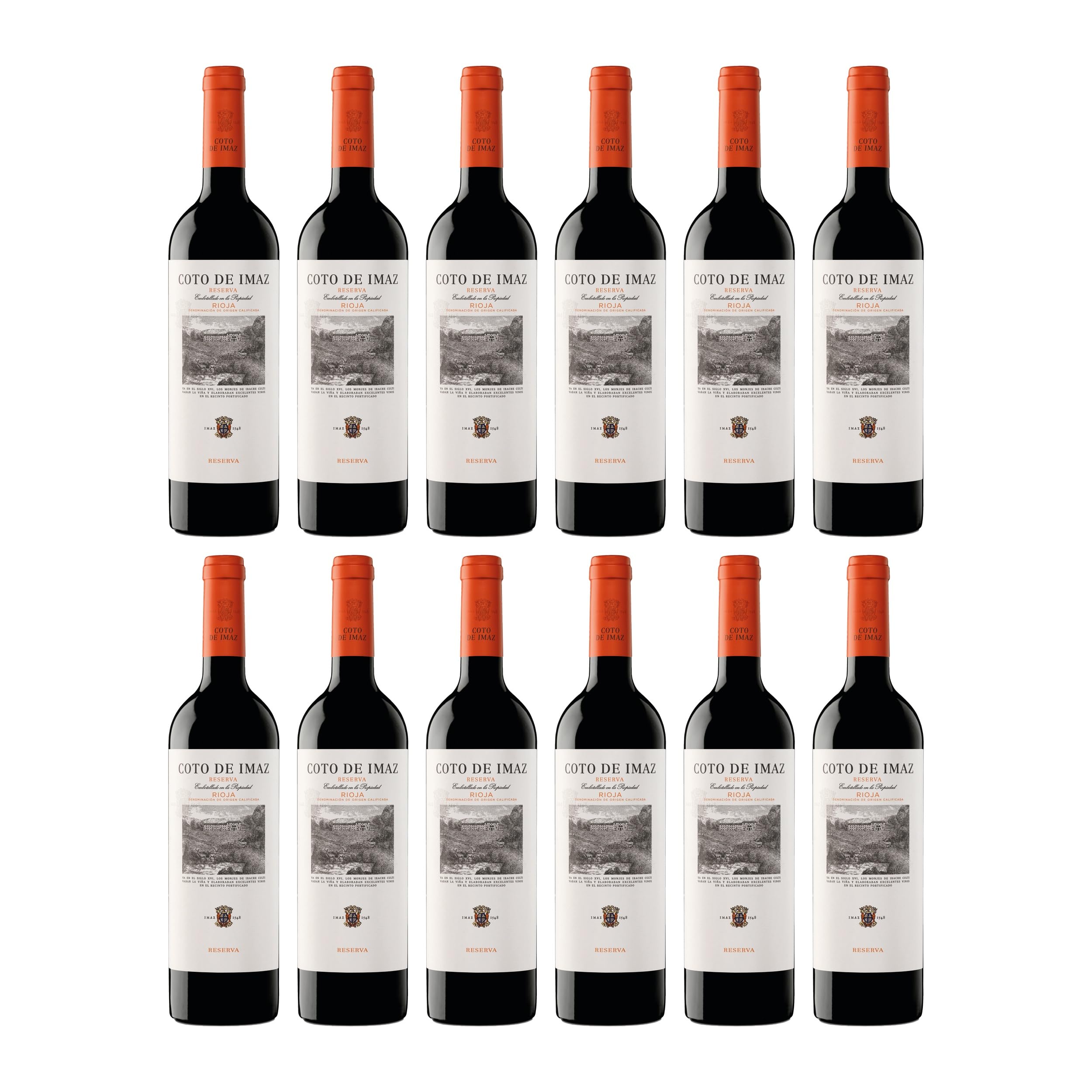 El Coto de Rioja Imaz Reserva DOCa Rotwein rot trocken Spanien inkl. FeinWert E-Book (12 x 0.75 l)
