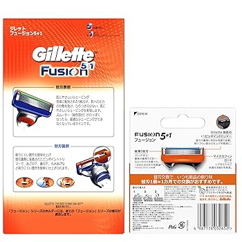 Amazon.co.jp: ジレット フュージョン マニュアル ホルダー+替刃