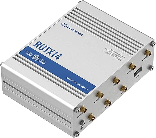 Teltonika RUTX14 CAT12 Router — galinė pusė