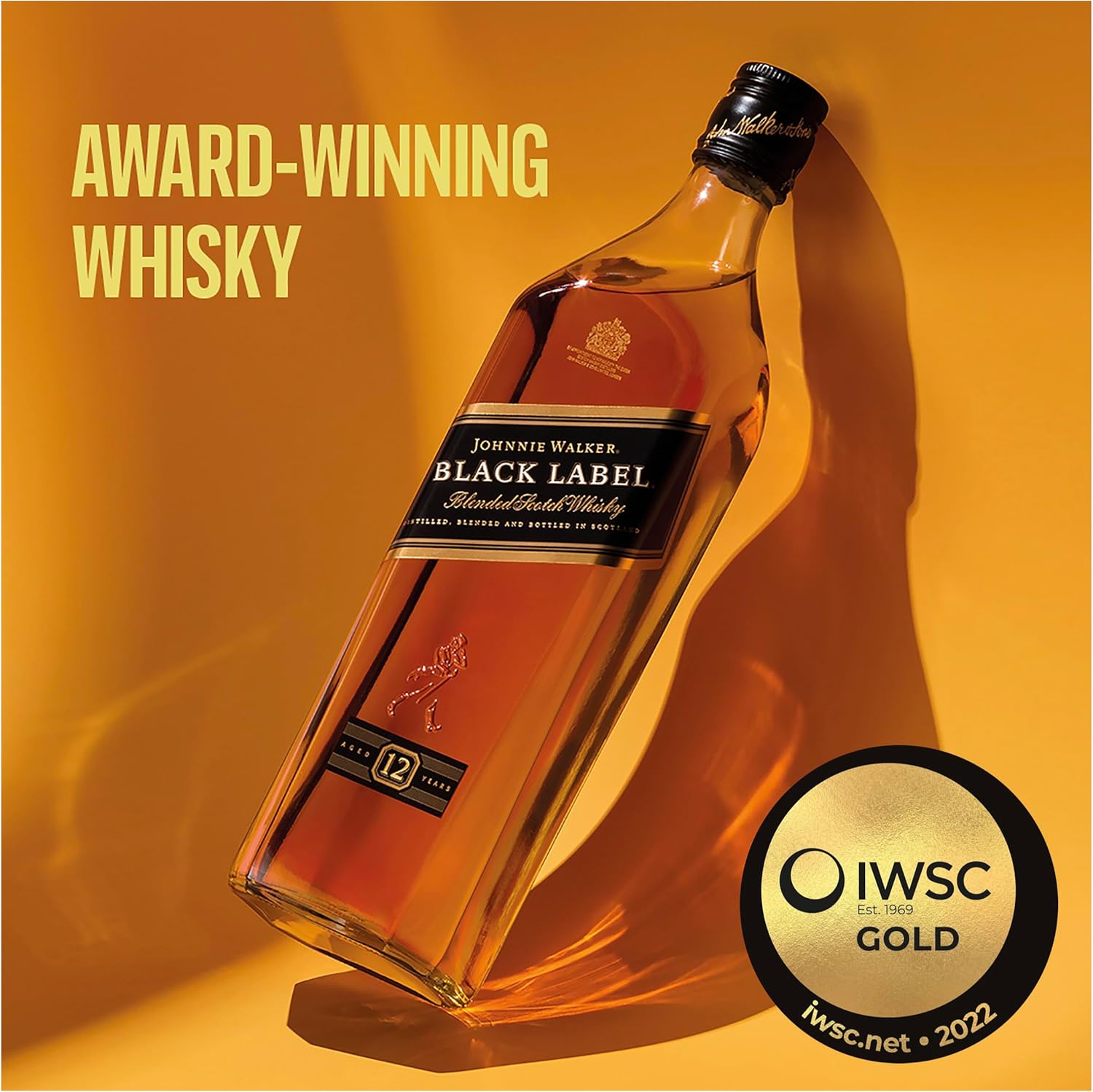 Whisky escocés Johnnie Walker Black Label 12 años por sólo 20,19€ (en compra recurrente)