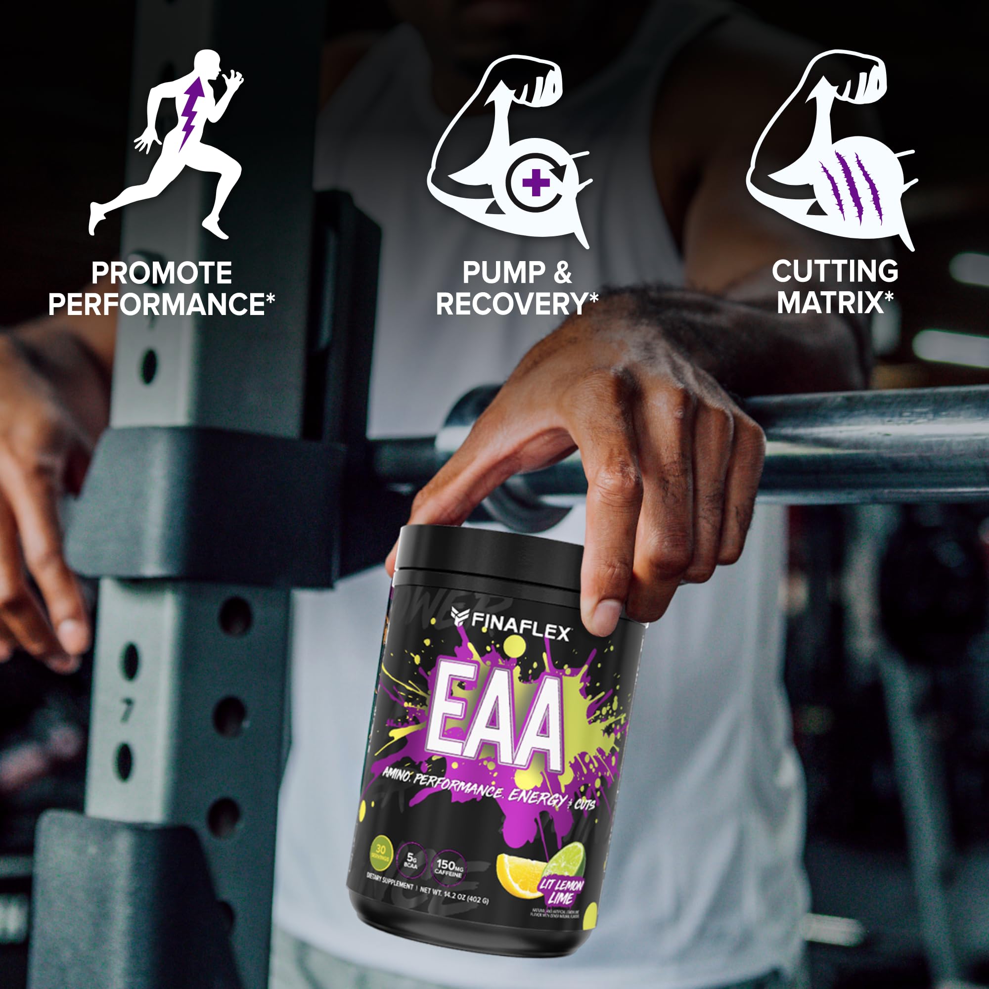 acetyl l carnitine for cutting FINAFLEX EAA HARDCORE, Lit Lemon-Lime - 14.2 oz - Promotes Performance, Energy & Cuts - With BCAAs, L-Glutamine, L-Arginine, Acetyl-L- & Caffeine Pack:1 Kit ✦ Strength & Science Type_toner