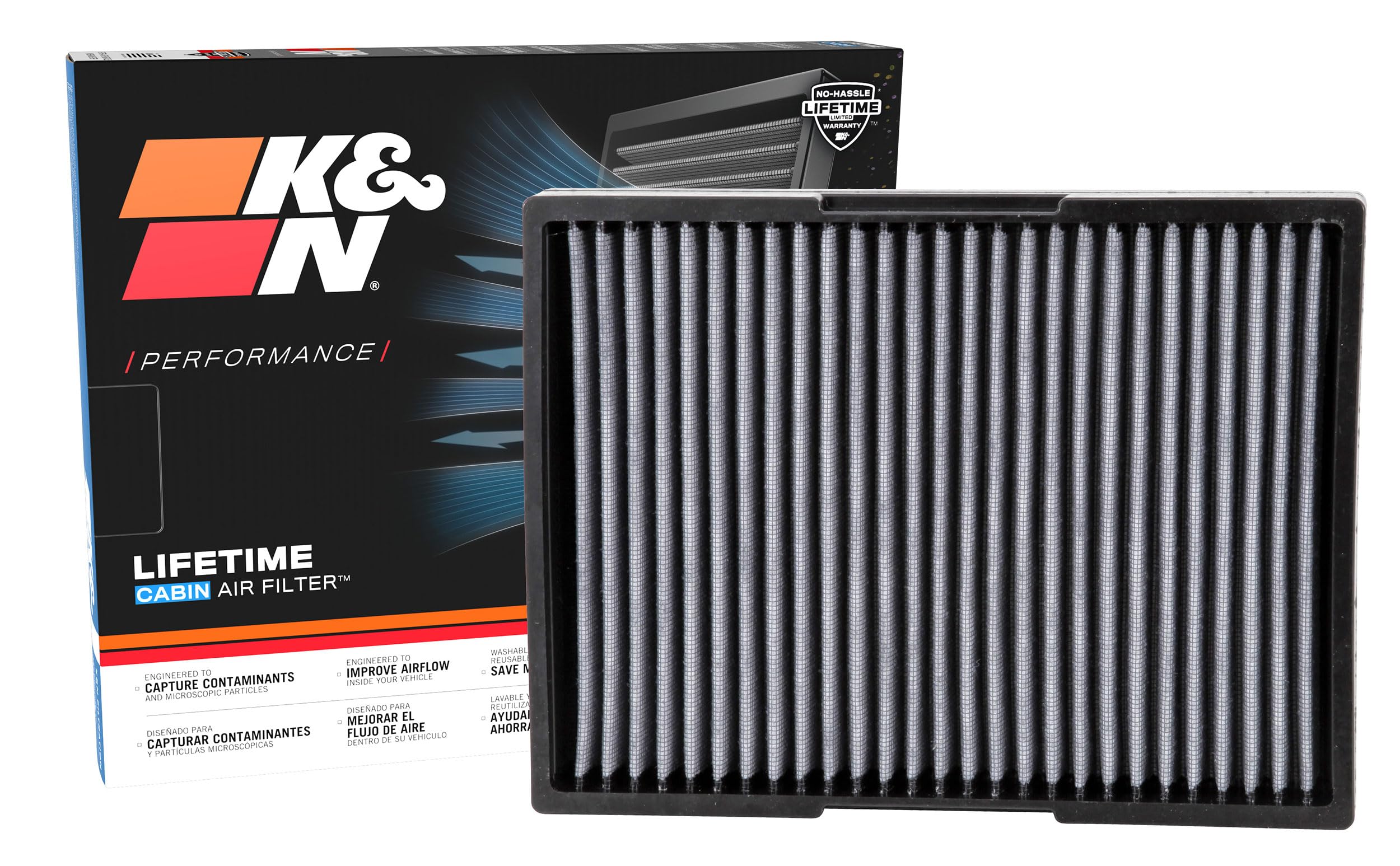 K&N Filters VF2012 Filtr powietrza do kabiny samochodowej