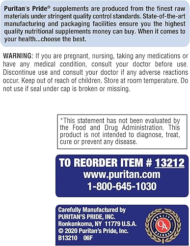 Miniatura 7 de Puritans Pride Triple Strength Coral Calcium 1500 mg-120 Cápsulas