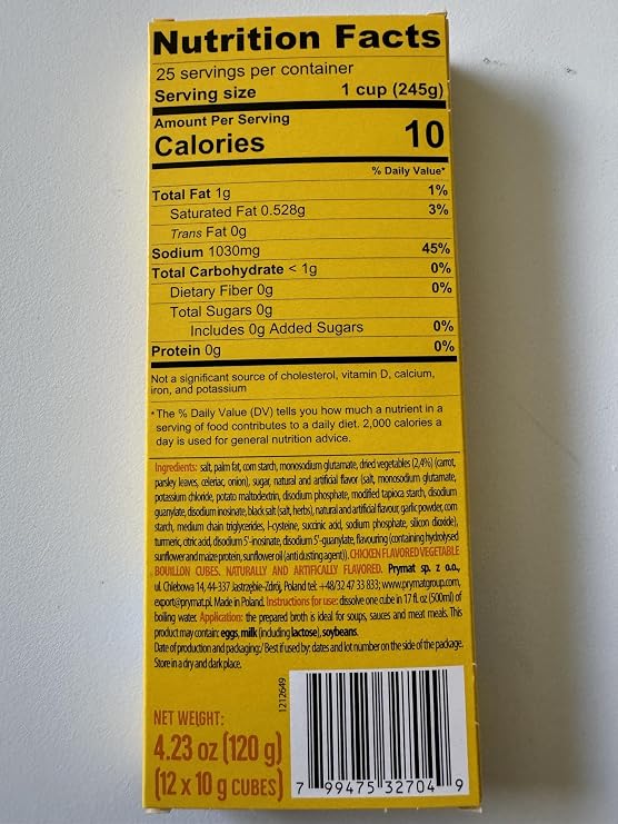 Kucharek Chicken flavored bouillon no preservatives 120g