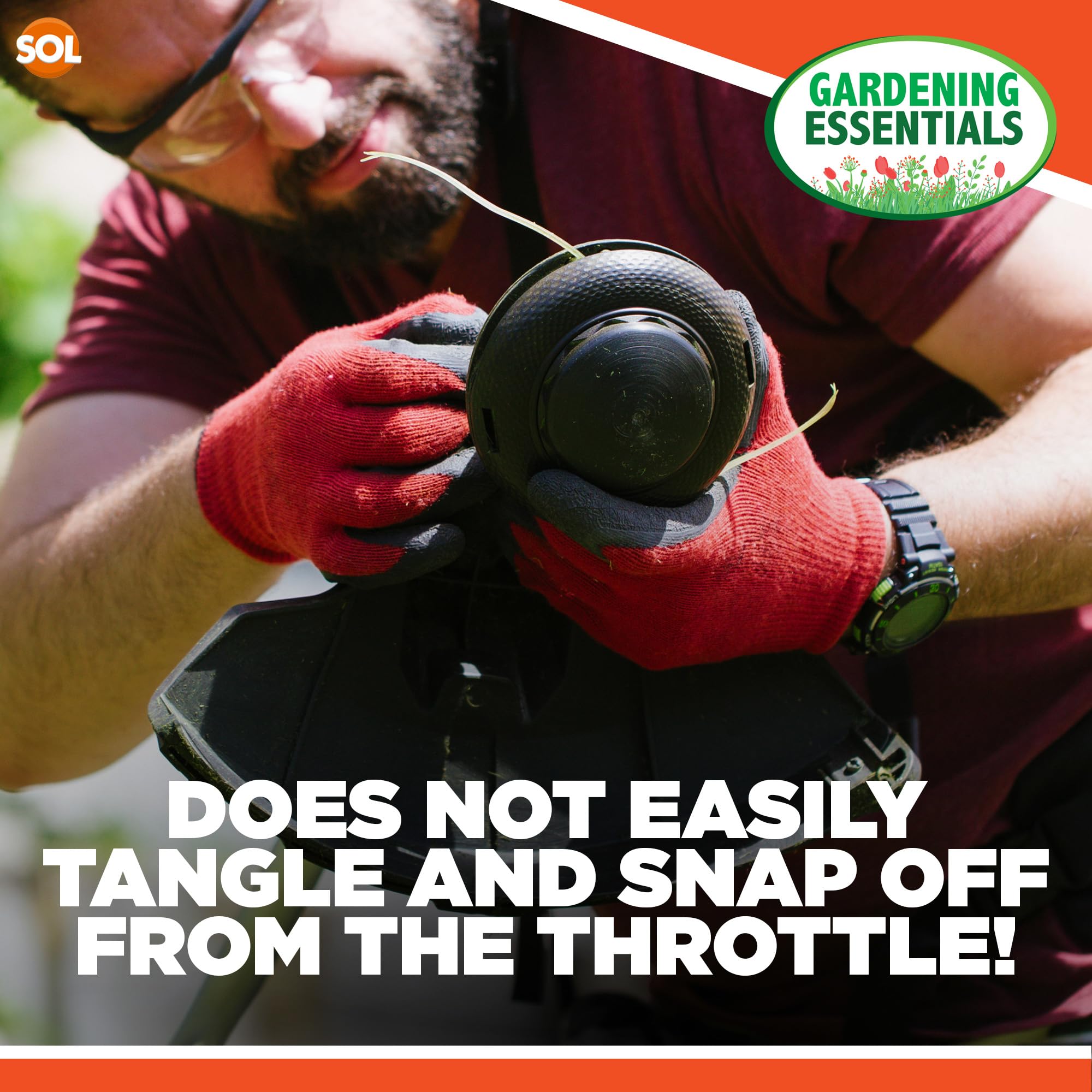 Filo In Nylon Per Decespugliatore Sez. Tonda D.1.6mm 8 Mtl