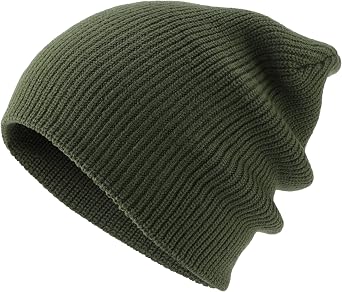 Connectyle Classic Double Layer Knit Beanie Hat Warm Thick Acrylic Winter Hats Daily Cuffed Beanies Watch Hat for Men Women