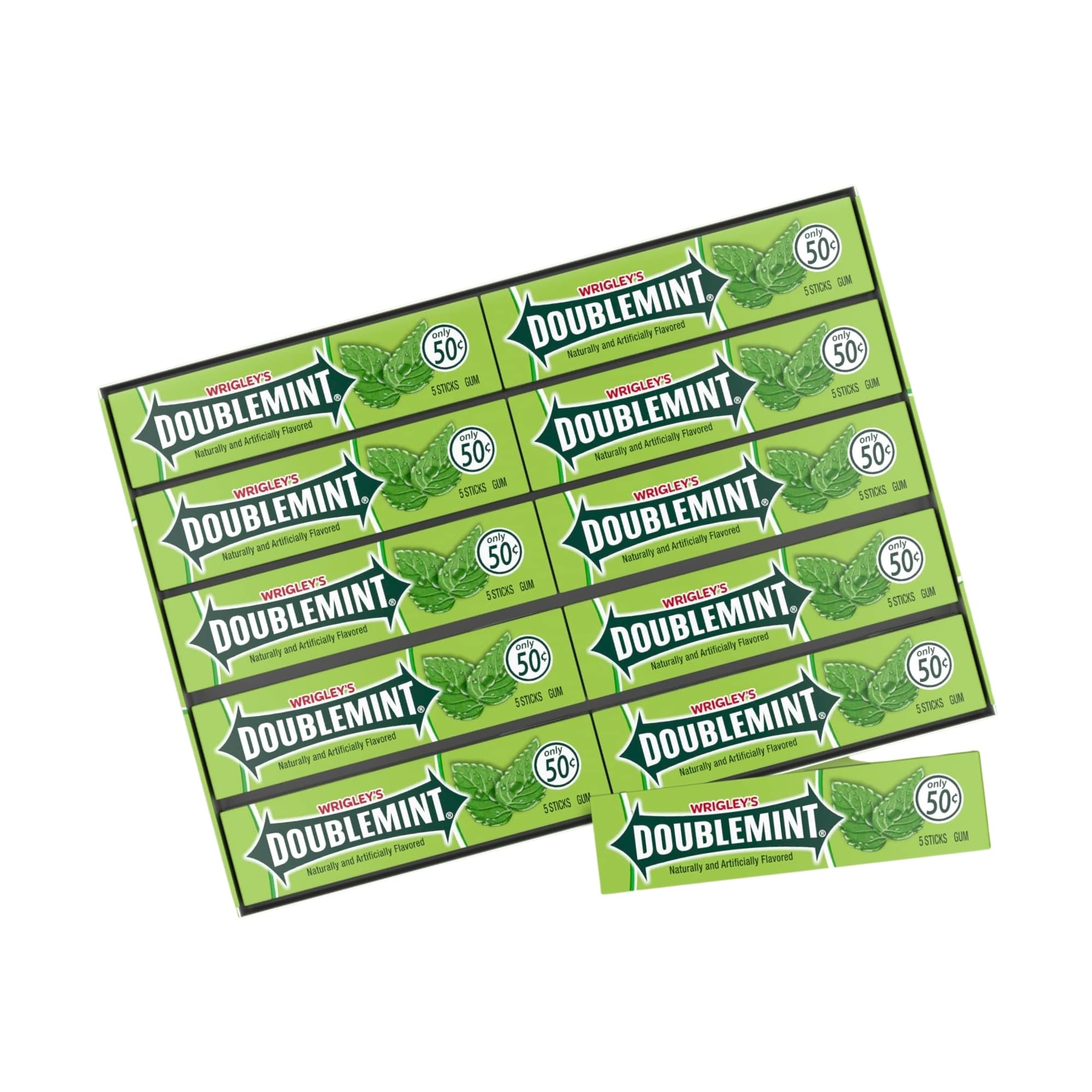 Doublemint Extra Wrigley's Double Mint Kaugummi, 20 x 5 Sticks