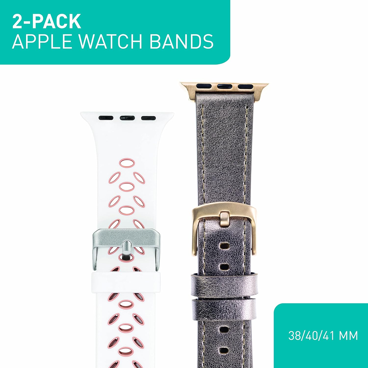 WITHit Designer Band Compatible with Apple Watch, Secure, Adjustable, Apple Watch Replacement Band, Fits Most Wrists