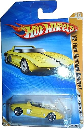 2010Hot Wheels Nuevos modelos amarillo '62Ford Mustang concepto