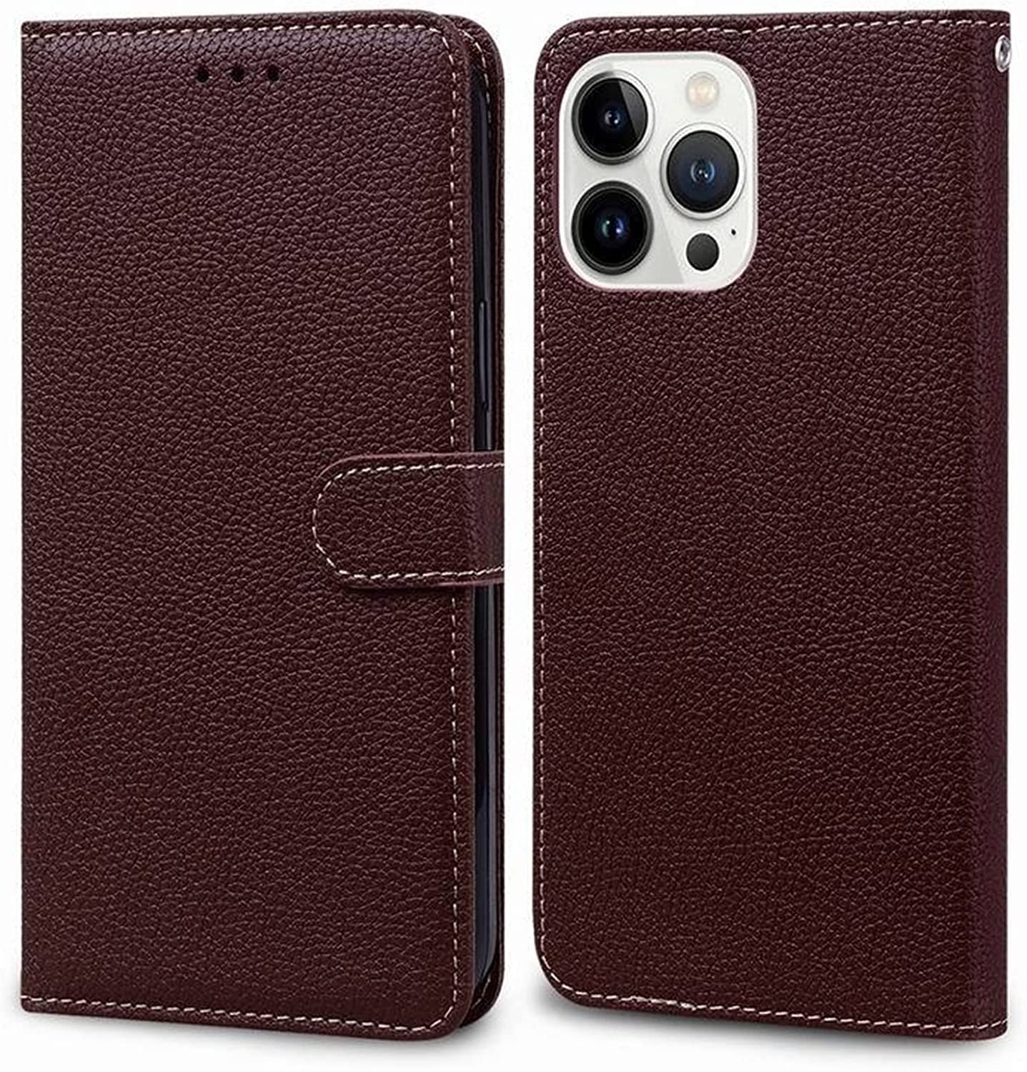 Custodia a portafoglio per iPhone 14/14 Max/14 Pro/14 Pro Max, custodia flip in pelle di alta qualità, con [guscio interno in TPU] [blocco RFID] slot cavalletto custodia protettiva (colore: