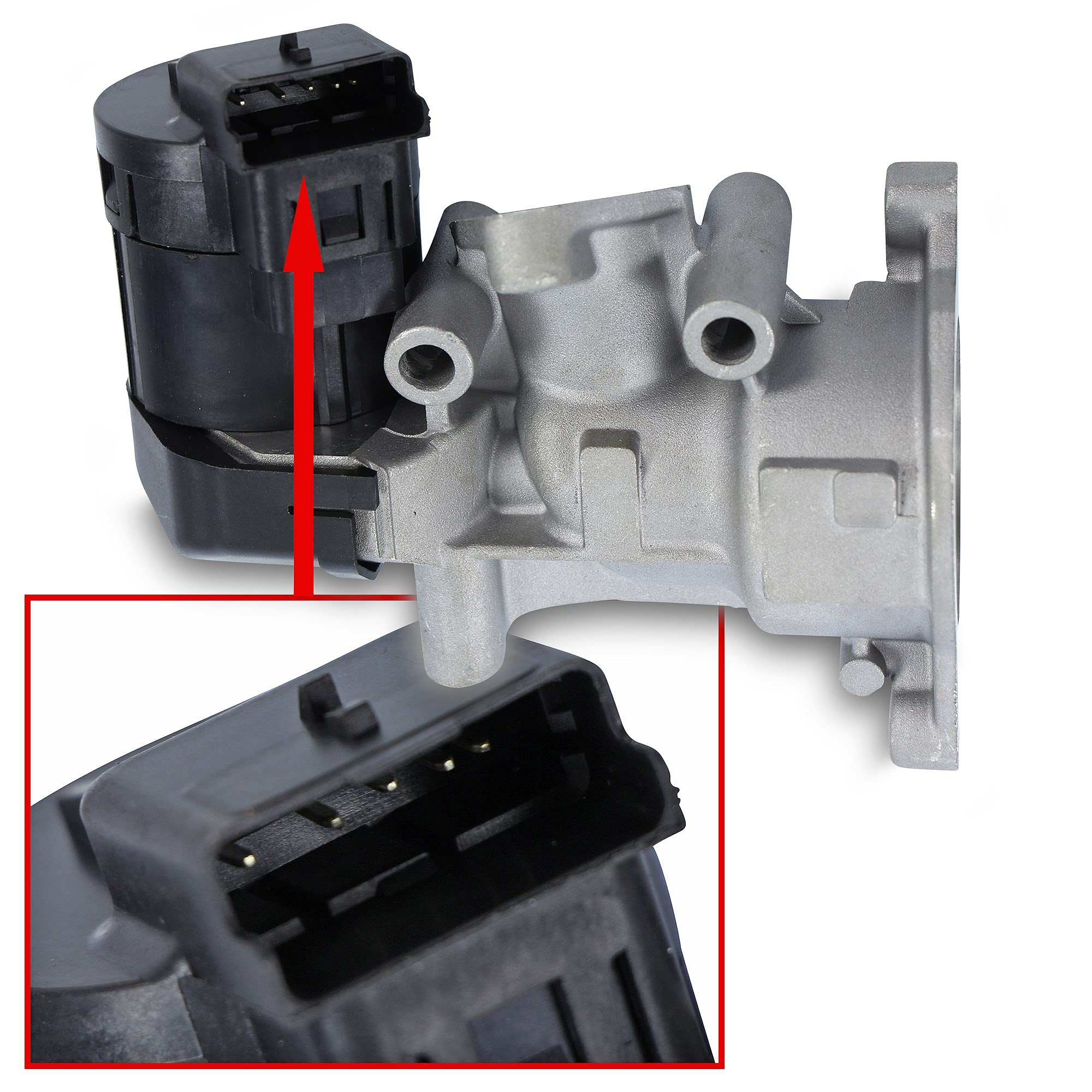 ATEC Germany 1x valvola EGR elettrica a 5 poli incl. guarnizione