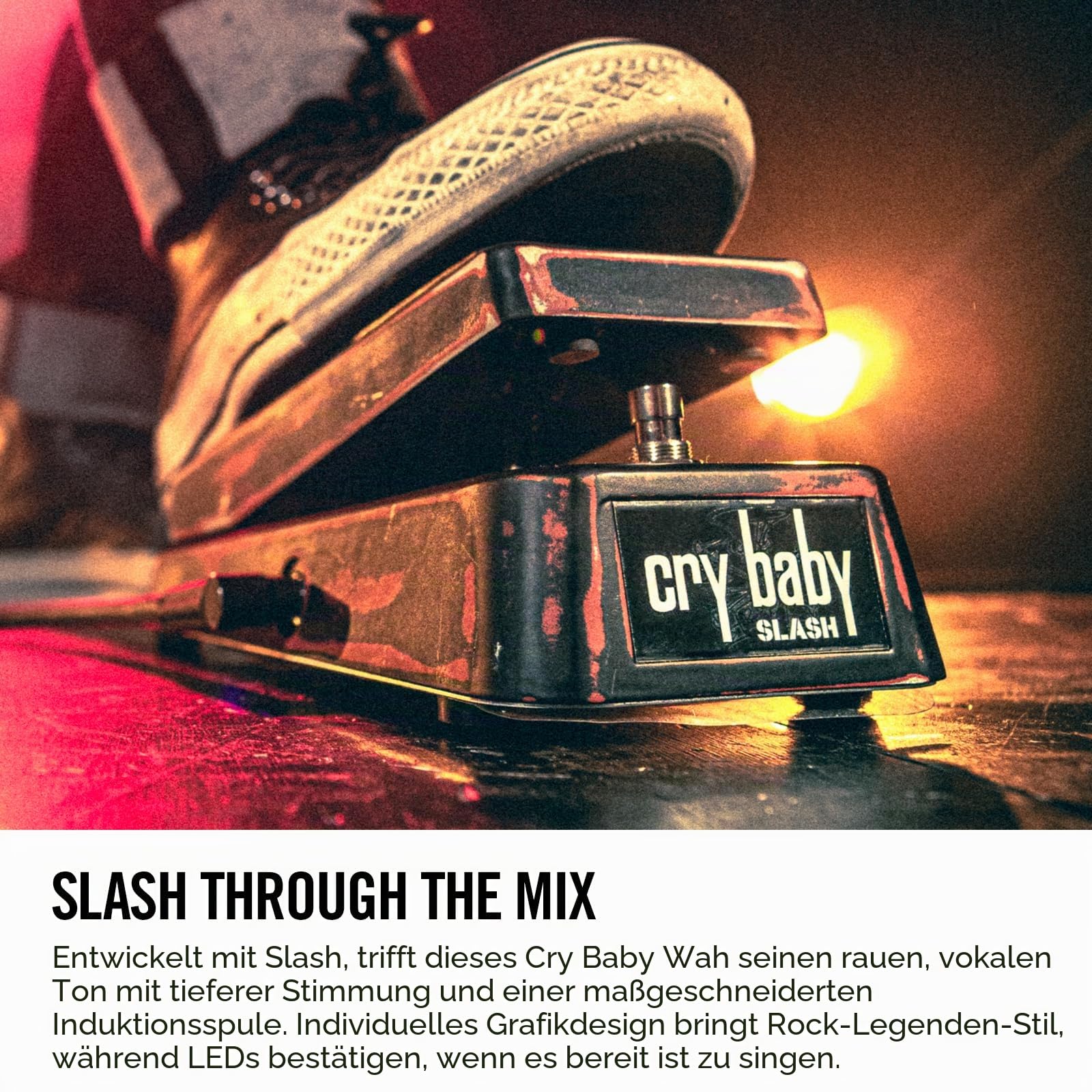 JIM DUNLOP - SC95 - Cry Baby Slash Classic schwarz