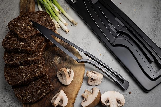 Set Cuchillos Cocina 4 Piezas Acero Inoxidable con Base Magnética miniatura 2