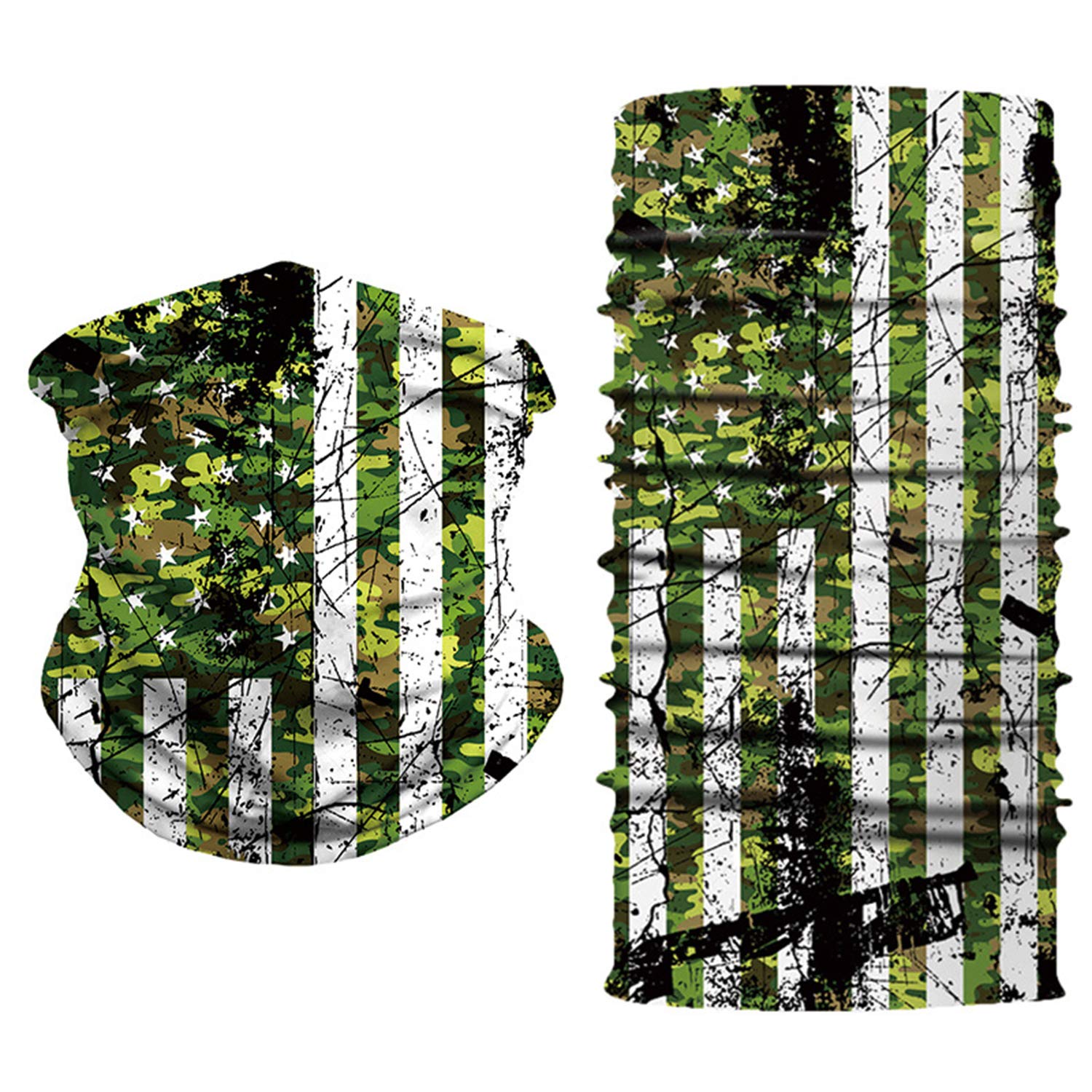 Neck Half Face Seamless Multifunctional Mask Bandana for Hiking Dust Windproof