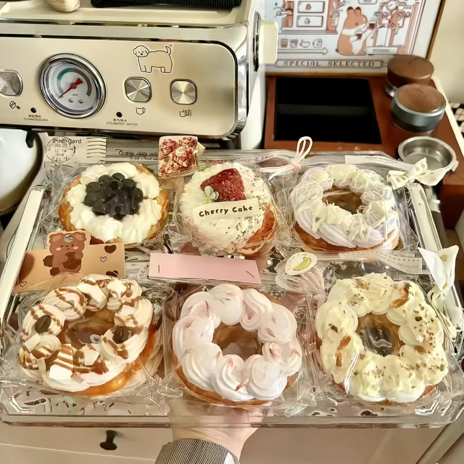 スクイーズ 8個入をランダムに選択 ブラインドバッグ ケーキおもちゃ 水感スクイ…