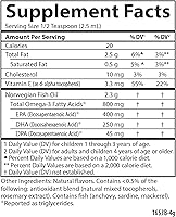 Vista 9 de Carlson - El Mejor Aceite de Pescado para Niños, 800 mg de Omega-3, Noruego, Origen Sostenible, Naranja, 200 mL