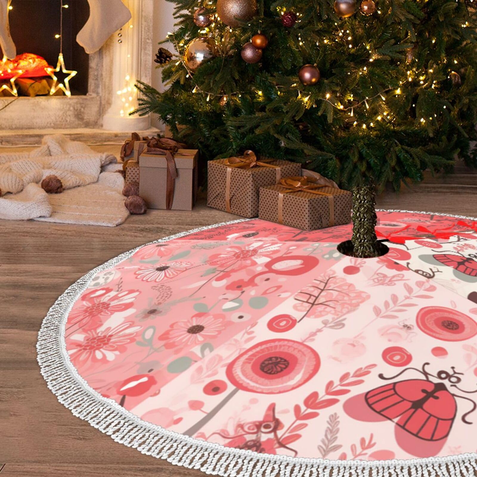 Jupe de sapin de Noël en peluche pour réchauffer l'atmosphère des fêtes en famille