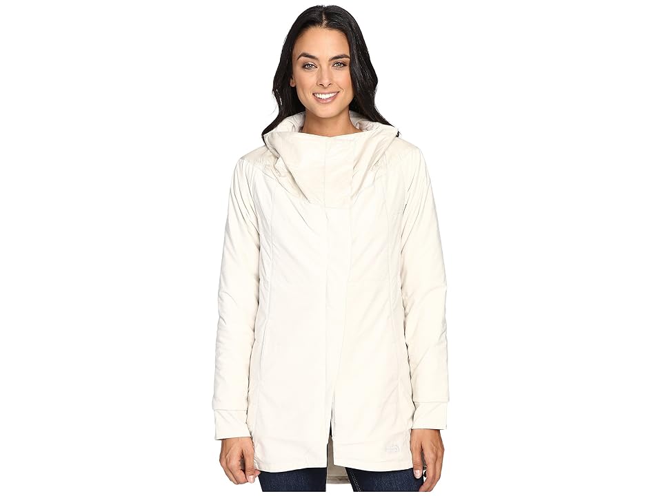 

The North Face Long Pseudio Jacket (Moonlight Ivory Heather/Moonlight Ivory (Prior Season)) Women's Coat