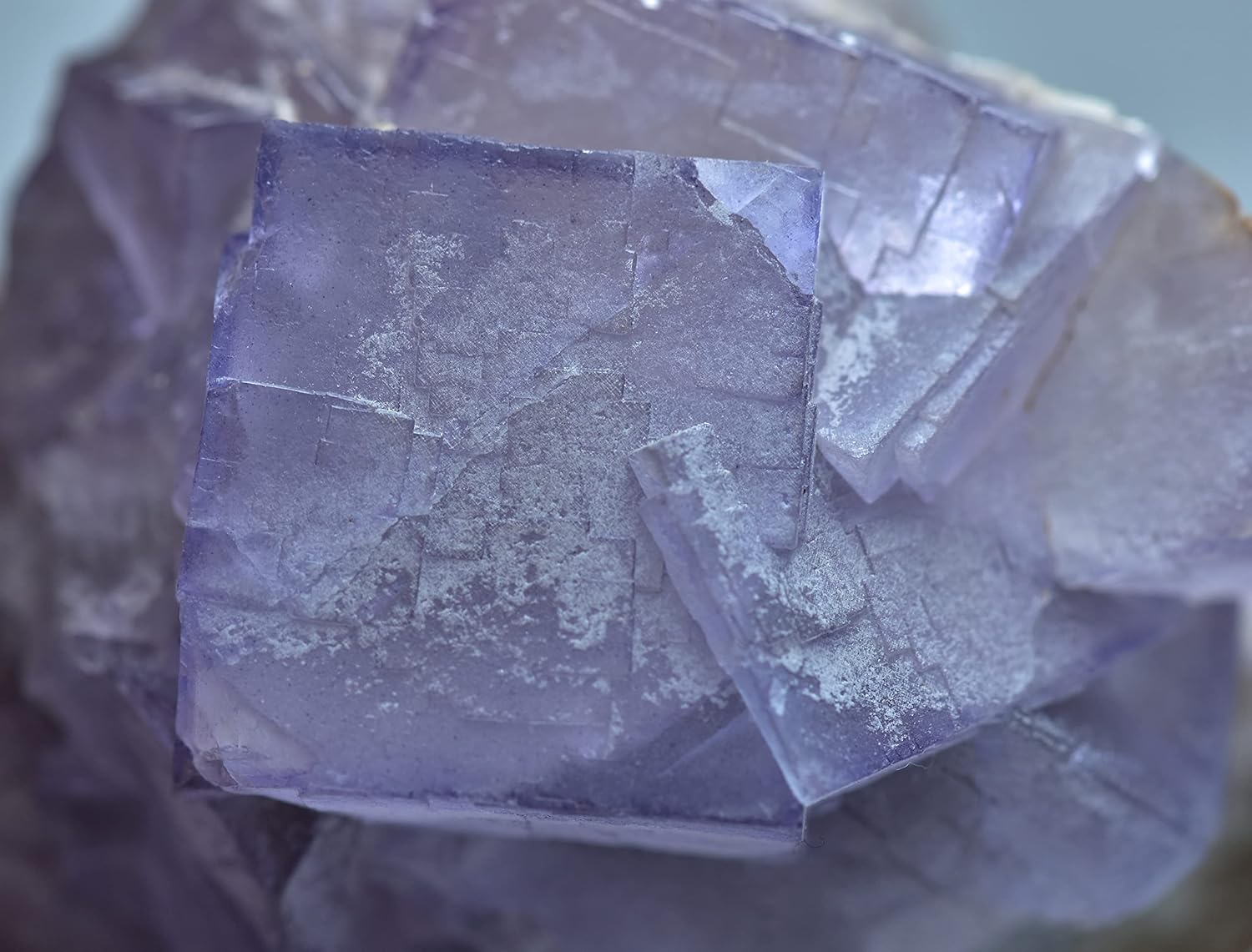 96 Gram Awesome Natural Purple Colour Cubic Fluorite Crystal Specimen