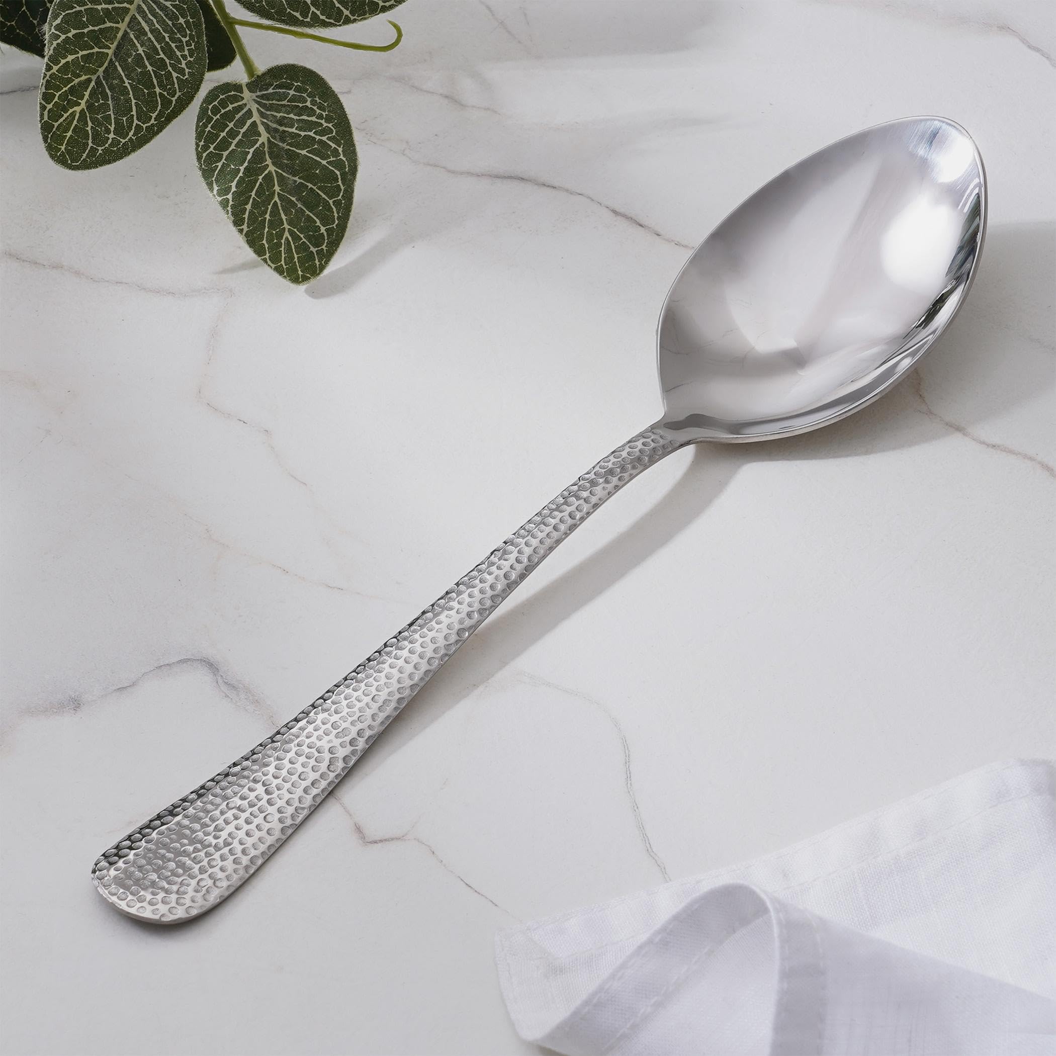 Home Centre Glister Elke Stainless Steel Serving Spoon