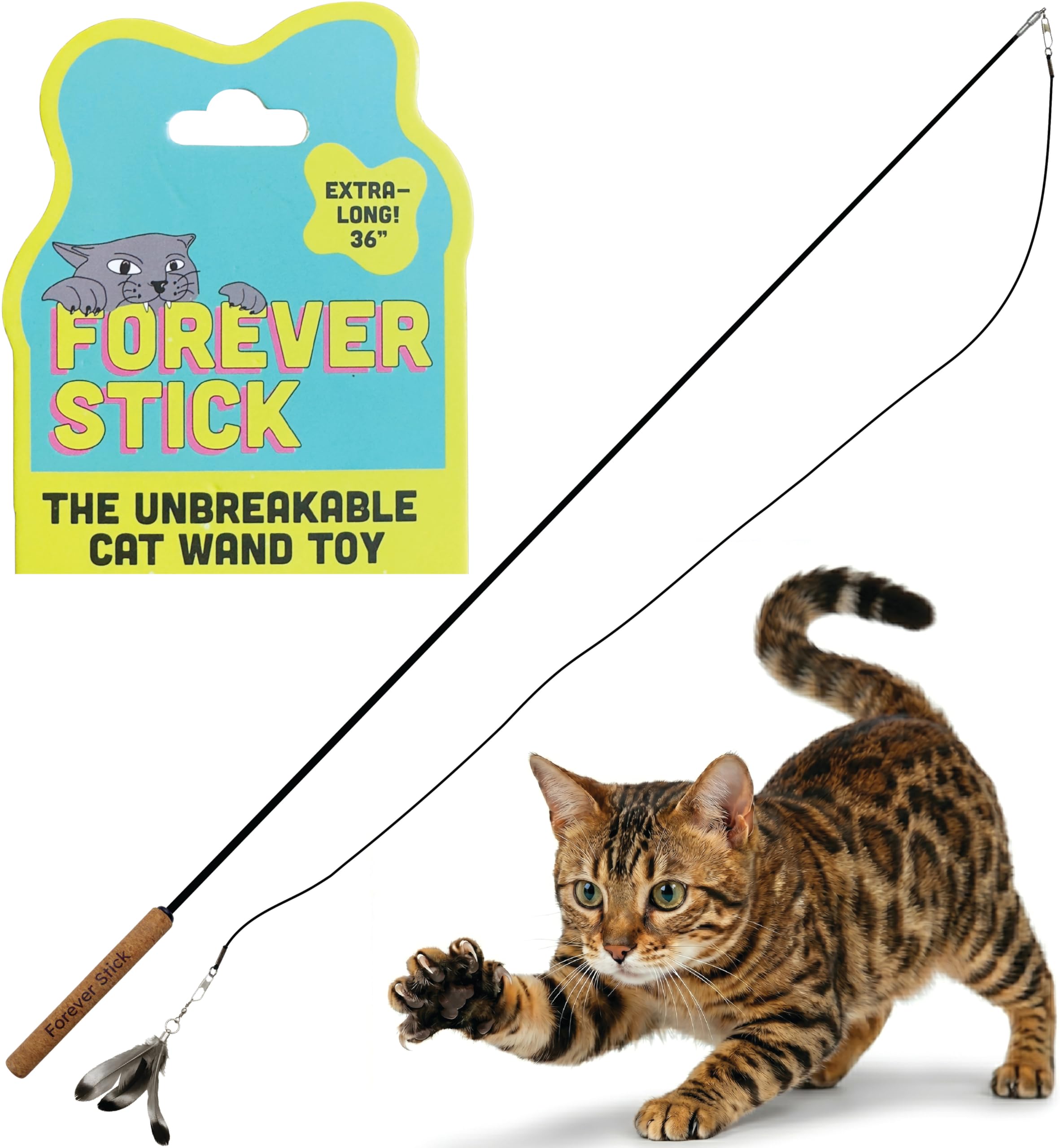 Forever Stick Cat Wand Toy