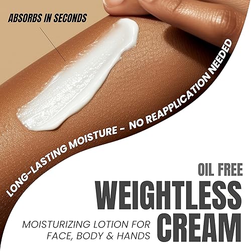 Miniatura 4 de Alozera Loción corporal de vitamina C con ceramidas y células madre, crema corporal hidratante antienvejecimiento para un tono de piel notablemente