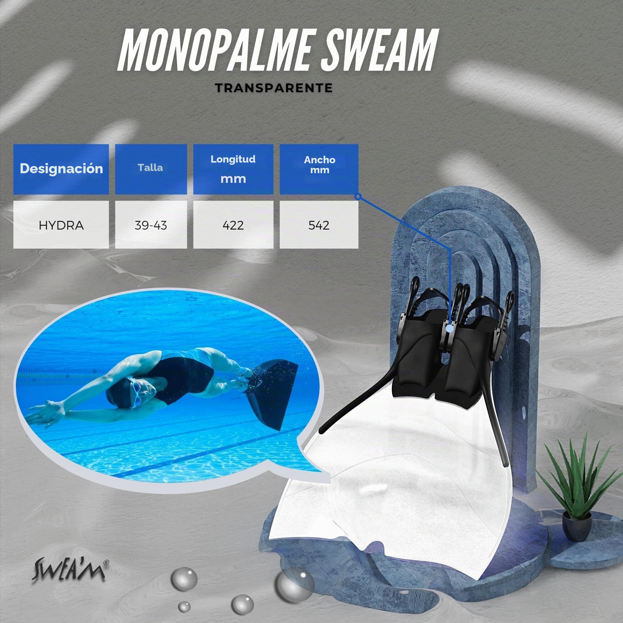 Sweam - Monoaleta Regulable 39-43 Translucida