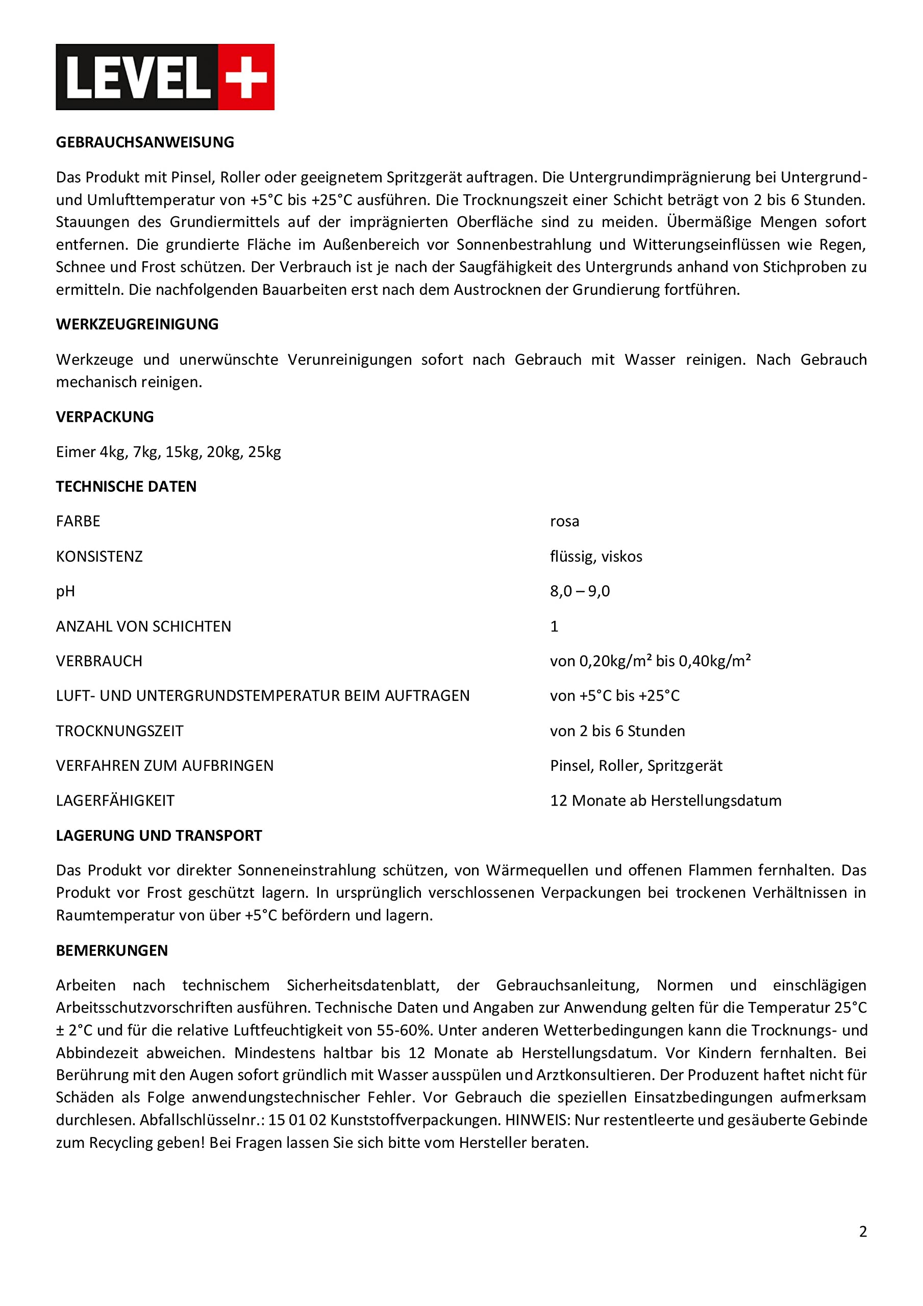 06 Betonkontakt 14 kg Haftbrücke Haftputzgrund Putzgrund Beton