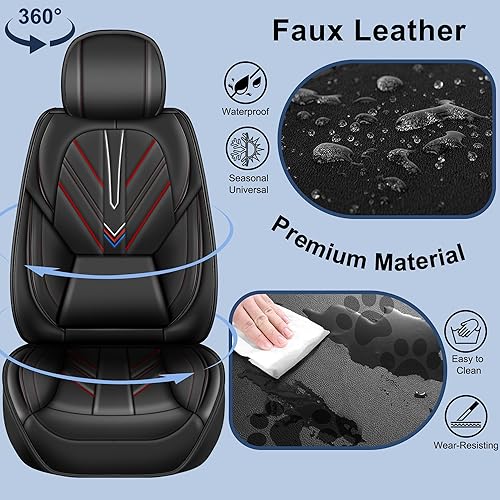 Miniatura 31 de AOMSAZTO Funda de asiento de coche personalizada para Chevrolet Cruze 2011 2012 2013 2014 2015 2016 2017 2018 2019 protector de cojín de asiento