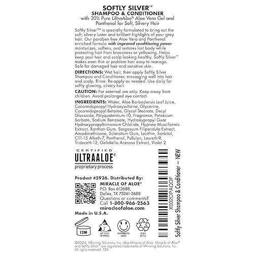 Miniatura 6 de Champúacondicionador de cabello gris plateado botella de 8 onzas