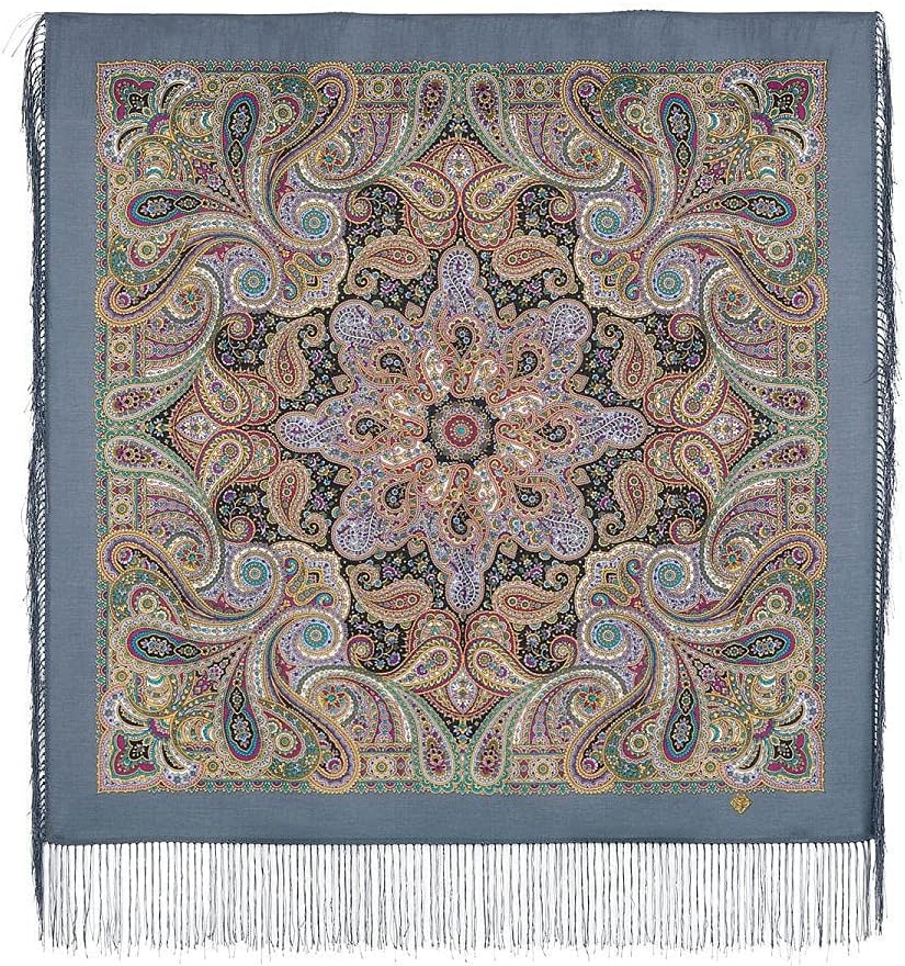 Russian Traditional Pavlovo Posad shawl/Shawl, drawing: 1836,"Citizen", author of the drawing: Elena Zhukova