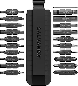 Galvanox 21PC Flat Bit-Kit Designed for Leatherman Multi-Tool Screwdrivers